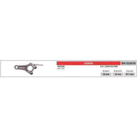 Pleuelstange HONDA Rasenmäher Rasenmäher GCV 135 016076 13200 ZL9-000 | NewgardenParts.com