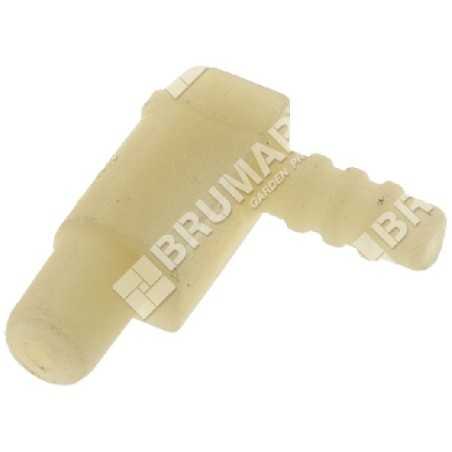 Racor de tubo de aceite angular para podadoras IKRA - COMPATIBLE MOGATEC - 043284 | NewgardenParts.com