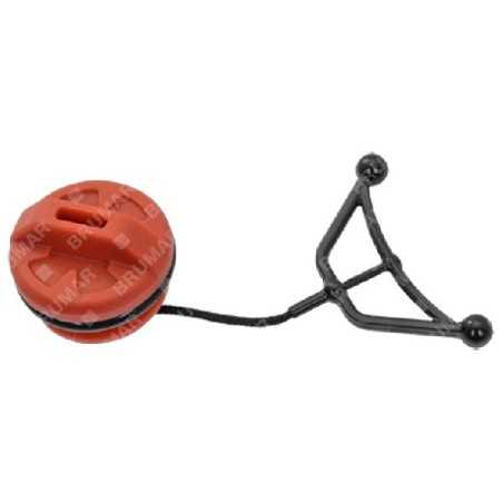 Oil and mixture tank cap for ZM chainsaws COMPATIBLE - 056531 | NewgardenParts.com