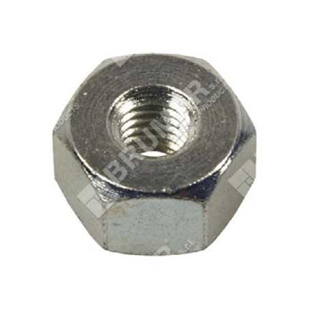 Bar nut M6 x 1.00 hexagon 13 for ALPINA - CASTOR - CASTELGARDEN - GGP COMPATIBLE chainsaws - 005860 | NewgardenParts.com