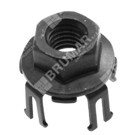 Bar nut M8 x 1.25 hexagon 13 for HUSQVARNA chainsaws COMPATIBLE - 048374 | NewgardenParts.com