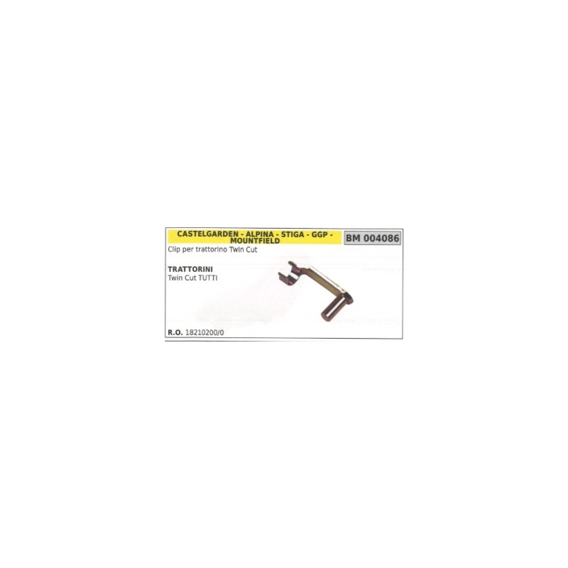 CASTELGARDEN clip for twin cut lawn tractor all 18210200/0