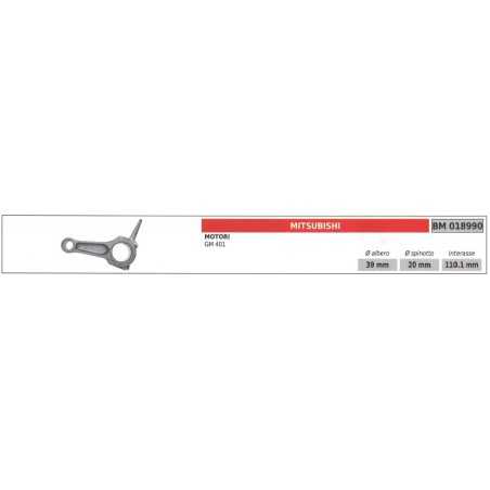 Connecting rod MITSUBISHI walking tractor GX 401 018990 | NewgardenParts.com