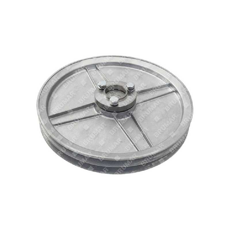 Puleggia 2 gole per pompe BERTOLINI COMPATIBILE - 008019