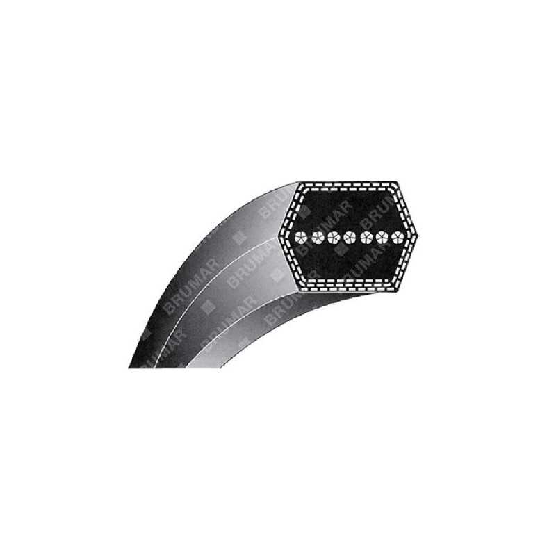 CEINTURE HEXAGONALE section AA 114 pouces AYP - HUSQVARNA - PARTNER - JONSERED - COMPATIBLE ROPER - 046753