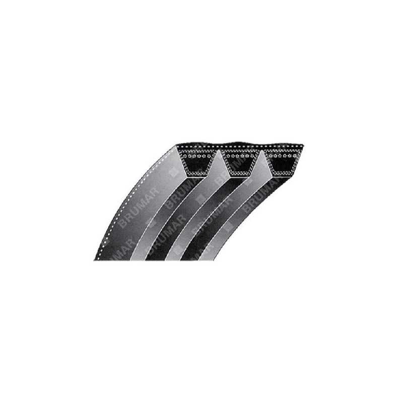 PJ section belt 14 3/8 inches for MAORI COMPATIBLE lawnmower - 047514