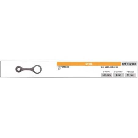 Piston rod STIHL chain saw 017 012983 | NewgardenParts.com