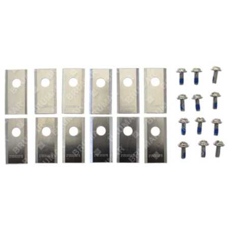 Kit mit 12 Mowox-Roboterklingen mit Schrauben KOMPATIBEL – 055965 | NewgardenParts.com