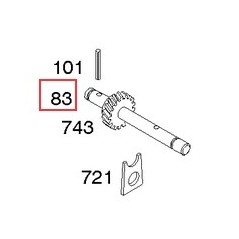 Asta albero motore trattorino tagliaerba ORIGINALE BRIGGS & STRATTON 691240 | NewgardenParts.com