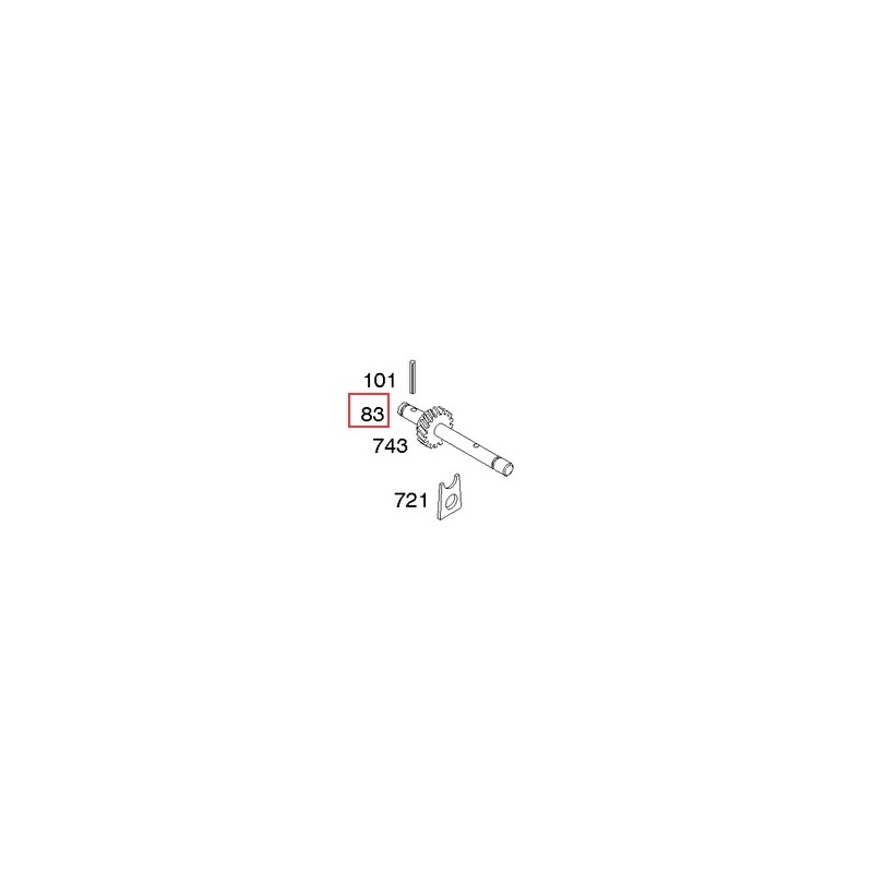 Arbre d'entraînement ORIGINAL BRIGGS & STRATTON pour tracteur de pelouse 691240