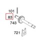 Eje de transmisión ORIGINAL BRIGGS & STRATTON para tractores de césped 691240