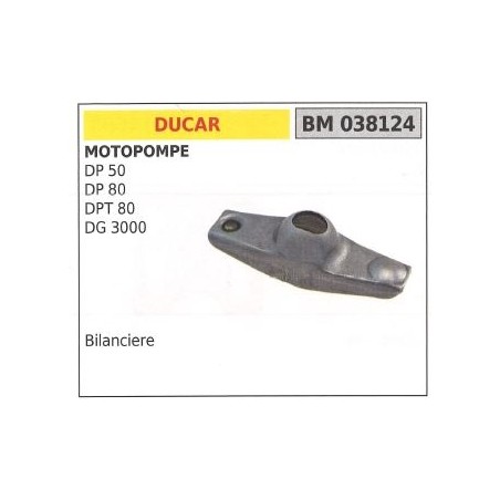 Bilanciere DUCAR motore4 tempi per motopompa DP 50 80 DPT 80 DG 3000 038124 | NewgardenParts.com