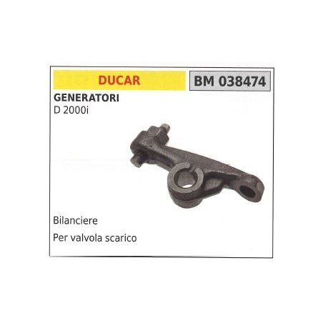 Bilanciere per valvola scarico DUCAR motore 4 tempi per generatore 038474 | NewgardenParts.com