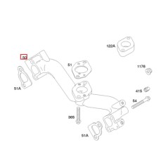 Collettore motore trattorino tagliaerba originale BRIGGS & STRATTON 690754 | NewgardenParts.com