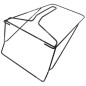 Collection bag frame for SANDRIGARDEN lawnmower - SWM COMPATIBLE - 012042