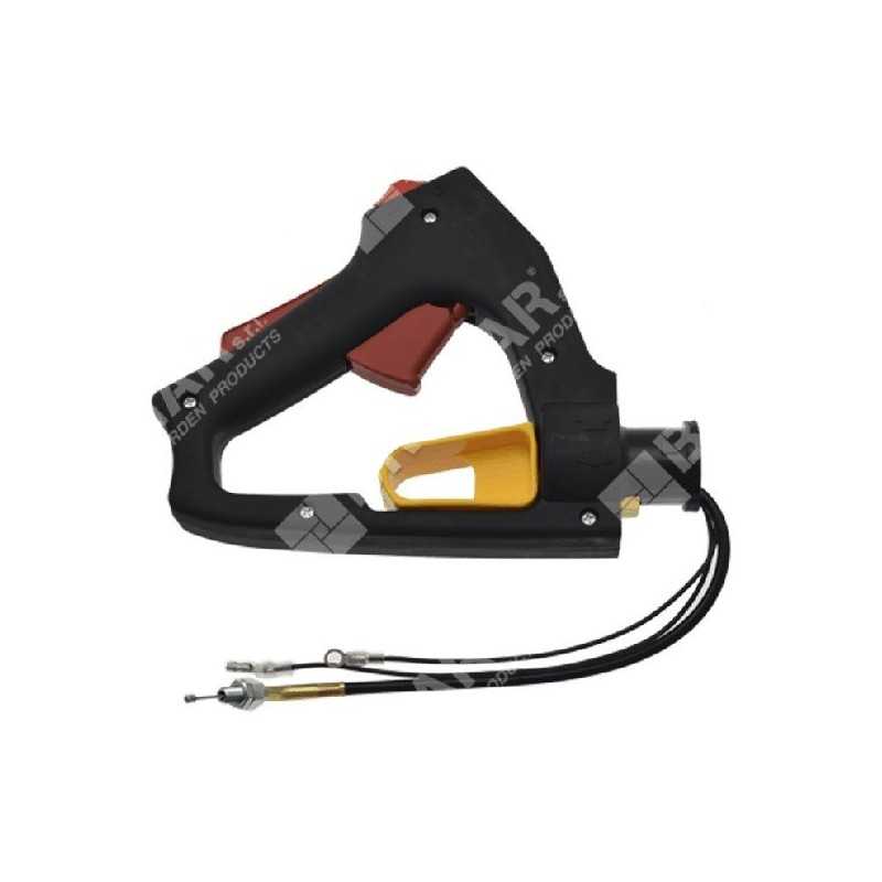 Handle complete with accelerator for MAORI hedge trimmers - OCHIAI COMPATIBLE - 023807