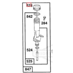 Asta di livello olio originale motore rasaerba BRIGGS & STRATTON 491794 | NewgardenParts.com