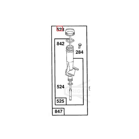 Asta di livello olio originale motore rasaerba BRIGGS & STRATTON 491794 | NewgardenParts.com