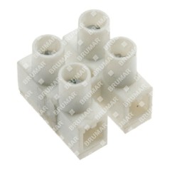 Abrazadera de cable de 2 hilos para cortasetos COMPATIBLE BRILL - 015407 | NewgardenParts.com