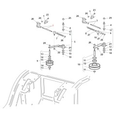 Asta leva tendicinghia TGTECH PG SR ORIGINALE GIANNI FERRARI BFB 94500730000 | NewgardenParts.com