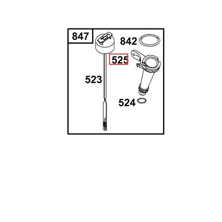 Asta livello originale motore rasaerba tagliaerba BRIGGS & STRATTON 694379 | NewgardenParts.com