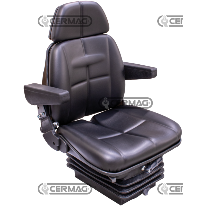 SEDILE PER TRATTORI CABINATI E NON CABINATI CON MOLLEGGIO MECCANICO SC95 (OMOLOGATO) - SKAY COMPATIBILE - 62734