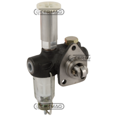 FUEL PUMP WITH HORIZONTAL CONNECTIONS - LONG TAPPET WITH COMPATIBLE FILTER - 11859 | NewgardenParts.com