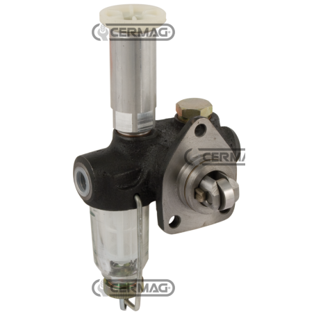 FUEL PUMP WITH HORIZONTAL CONNECTIONS - LONG TAPPET WITH COMPATIBLE FILTER - 11859 | NewgardenParts.com