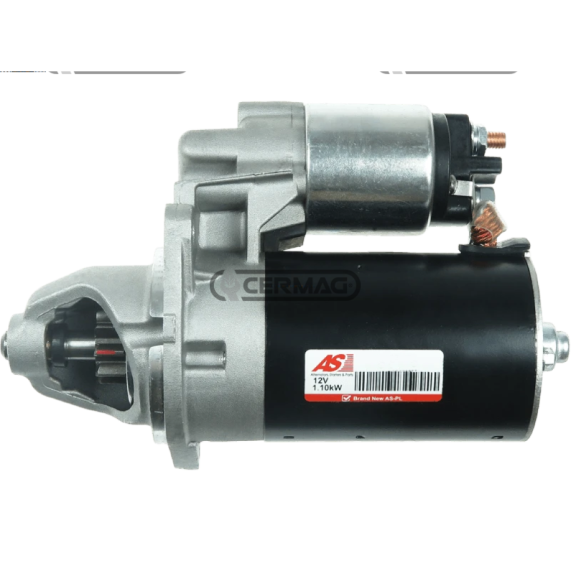 Starter motor Voltage 12 V Power 1.1 kW COMPATIBLE - 913161