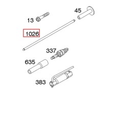 Asta punteria originale motore rasaerba tagliaerba tosaerba BRIGGS & STRATTON | NewgardenParts.com