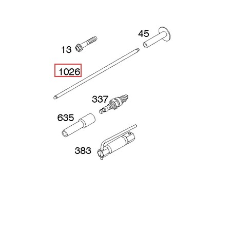 Asta punteria originale motore rasaerba tagliaerba tosaerba BRIGGS & STRATTON | NewgardenParts.com