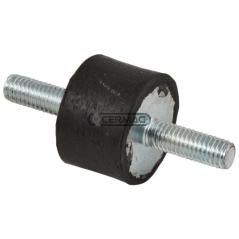 Antivibrante cilindrico filettato MASCHIO/MASCHIO Diametro 50 mm Filetto M10x27