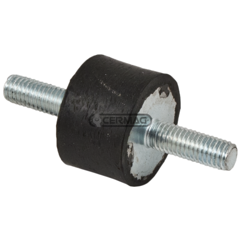 Cylindrical vibration damper with MALE/MALE threads Diameter 50 mm Thread M10x27 COMPATIBLE - 60755