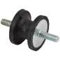 MALE/MALE threaded vibration damper Diameter 12 mm Thread M4x10 COMPATIBLE - 60149