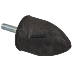 Special parabolic vibration damper Height 30 mm Thread M8x20 COMPATIBLE - 60694 | NewgardenParts.com