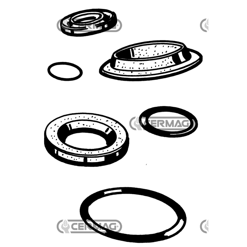 Oil seal ring Dimensions 57x85x12 mm Type B1UD3SL COMPATIBLE - 10994