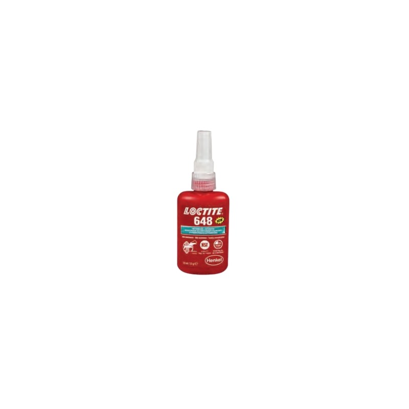 Bloccante alta resitenza 50ml LOCTITE 648 per parti ad alte temperature boccole