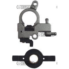Oil pump with worm screw for COMPATIBLE chainsaw - 12955