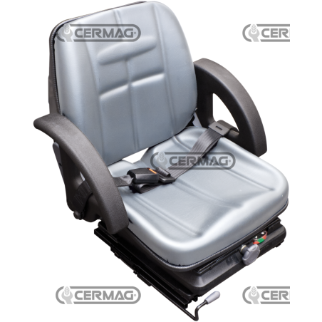 SIÈGE AVEC SOUFFLET À RESSORT SC51 (pour chenilles) COMPATIBLE - 63544 | NewgardenParts.com