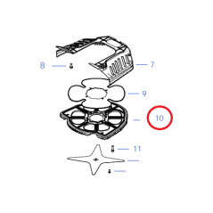 Ambrogio L29 Inner Blade Guard: L29Z01800A_R, L29Z01800A | NewgardenParts.com