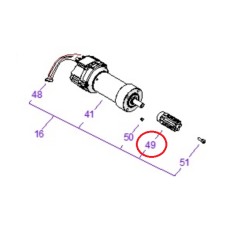 Ambrogio 4.0 Wheel Motor Hexagon: 042Z18100A | NewgardenParts.com