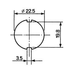 Blocchetto avviamento con chiave 3 posizioni COBO macchina agricola GOLDONI | NewgardenParts.com