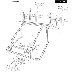 Bloc de fixation de l'axe du capot GIANNI FERRARI ORIGINAL 01.50.01.1550