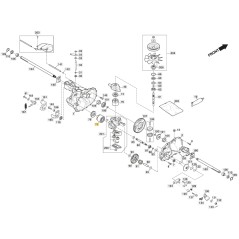 ORIGINAL STIGA tractor cortacésped combi 1066 hq 1139-2063-01