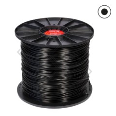Bobina 8 Kg filo decespugliatore FORESTAL sezione tonda Ø filo 3.0 mm