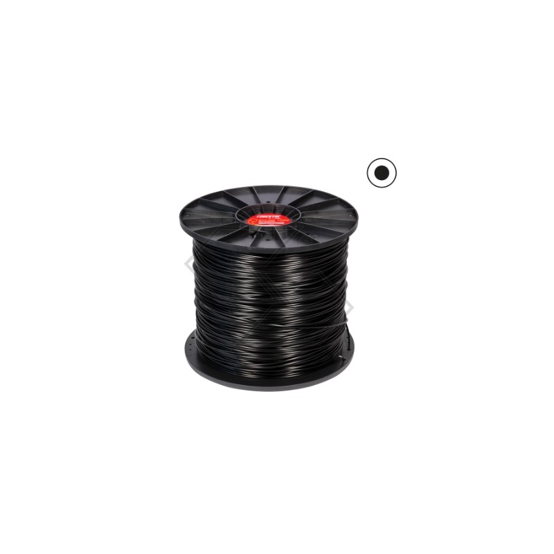 10 Kg coil of FORESTAL brush cutter wire, round section, wire Ø  3.0 mm