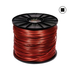Bobine de 8 kg de fil de débroussailleuse carré COEX LINE, Ø 4,5 mm, longueur 520 m