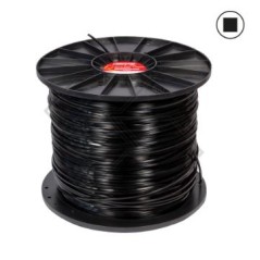 Bobine de 8 kg de fil pour débroussailleuse FORESTAL, section carrée Ø 4,0 mm