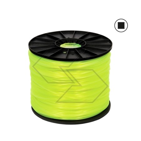 Bobina 10 Kg filo per decespugliatore STRONG sezione quadra Ø 4.0 mm | NewgardenParts.com