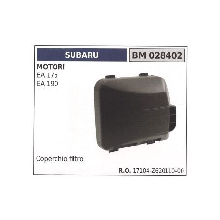 Coperchio filtro aria SUBARU motore benzina motozappa EA175 190 17104-Z620110-00 | NewgardenParts.com